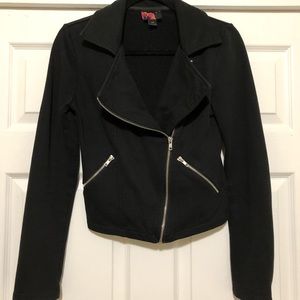 Forever21 Fabric Moto Jacket